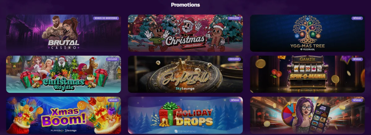 brutal casino promotions